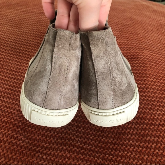Vince Kelowna High Top Suede Platform Slip On Sneakers Size 8 - Picture 5 of 13